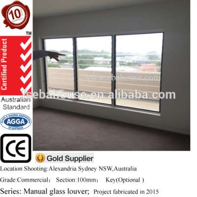 aluminum window frames with vertical louver window Australian standard aluminium louvres windows